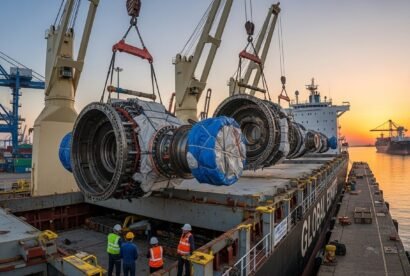 Heavy machinery shipping services for excavators, bulldozers, and construction equipment worldwide